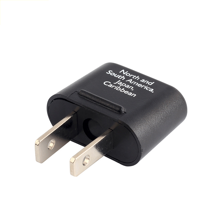 Travelsky 2 flat pins adapter plug 13605-4 旅行电压转换器和适配器套件 13691-5