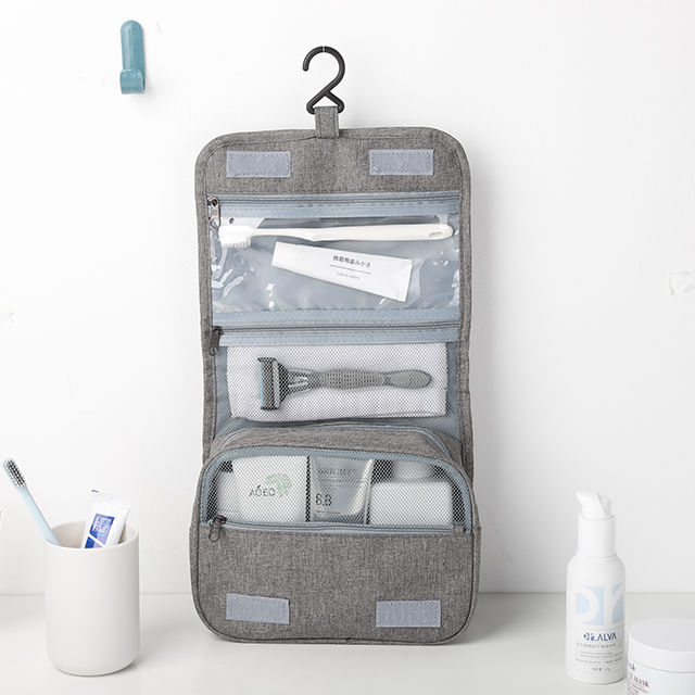 16280BAC Travelsky 最优惠价格化妆品旅行袋,带 1 个 PVC 袋和 2 个机甲袋
