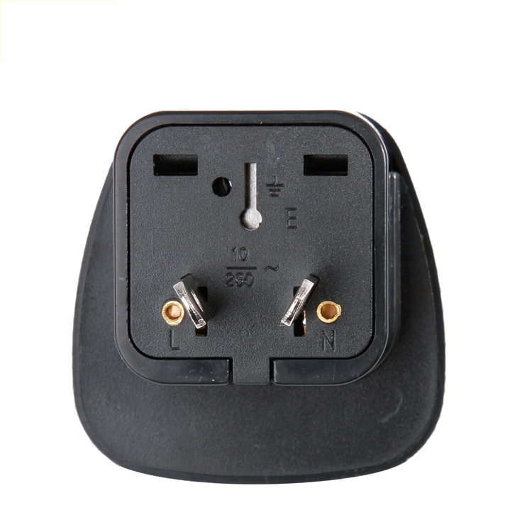 Travelsky 2 flat pins adapter plug 13605-4 旅行通用单插头插座 13611G-6