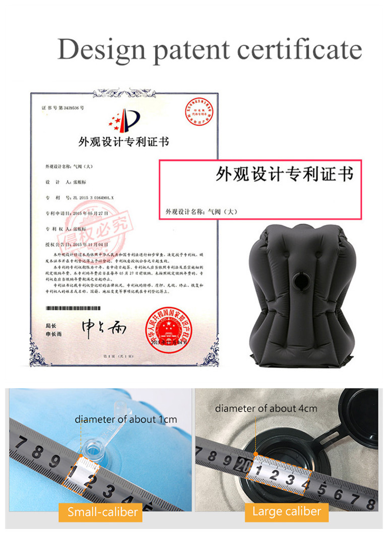 PVC植绒充气颈枕11